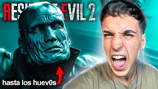 👮‍♂️Leon Kennedy VS Tyrant ☠️ Resident Evil 2 Remake COMPLETO 2 [upl. by Brodeur]