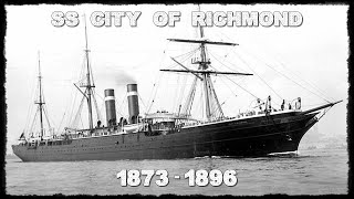 SS City of Richmond 1873  1896 [upl. by Leatrice]