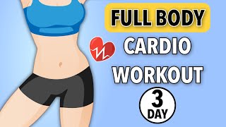 3 DAY CHALLENGE FULL BODY CARDIO WORKOUT [upl. by Sofia439]