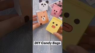 how to make paper candyDIY candy bags 🛍️shorts artisthere70 [upl. by Enilorac]