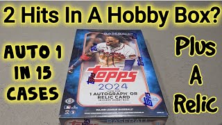 2 Hits in a 2024 Topps Series 1 Hobby Box 1 in 3486 Packs Autograph PLUS a Relic 🔥 🔥 [upl. by Bowerman]