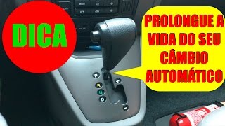 Como estacionar o carro com câmbio automático em subida e descida  Dica de câmbio Automático [upl. by Asenav]