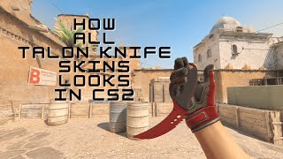 All Talon Knife Skins in CS2 [upl. by Stormi]