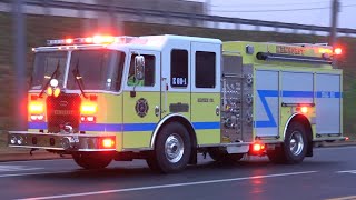 Kenhorst Fire Company New Engine 691 Responding 12221 [upl. by Beck]