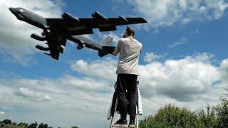 🇺🇸 The Jurassic 🦖 B52 Bomber Jets Flying at RAF Fairford [upl. by Aihn695]