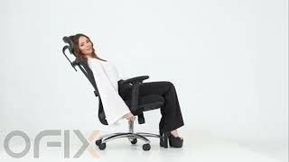 Ofix DeluxeD18 D18F With Footrest Without Footrest Mesh Chair [upl. by Gnidleif]