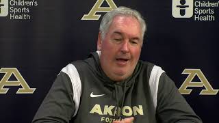 2024 Akron Zips Football  Weekly Press Conference  10724 [upl. by Adnamar536]