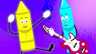 Kaboochi Canción Divertida Para Bailar Con Crayones Para Bebés [upl. by Ybot]