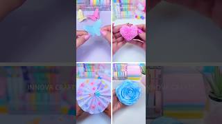 4 DIY Paper craft ideas shorts art craft papercraft diy miniature love innovacrafts [upl. by Drogin]