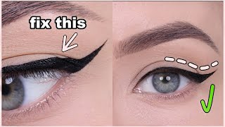 Perfect Your Winged Eyeliner  Eyeliner Tips for Hooded Eyes [upl. by Ymmij]