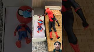 spiderman vs Spidey difficulty calming baby marvel animation [upl. by Moselle]