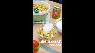 Nudelsalat PastaSalad VegetarischeRezepte grillbeilage [upl. by Aline]