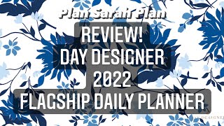 REVIEW  2022 Day Designer Flagship Daily Planner  Full Size vs Mini [upl. by Einnim485]