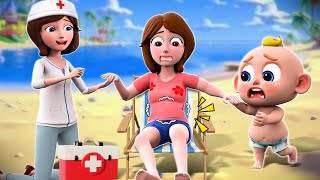 Baby Born Song  Mommy Gives Birth On The Beach  Kids Songs amp More Nursery Rhymes  Songs for KIDS [upl. by Oster]