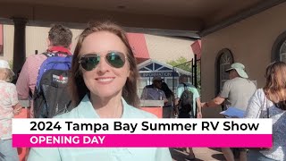 2024 Tampa Bay Summer RV Show Opening Day [upl. by Hennahane708]