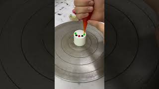 Worlds smallest cake 🎂 🎂😂 cake cakedecorating birthday cupcake food ytshorts [upl. by Tufts]