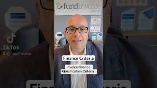 These are the invoice finance qualification criteria Finance FundInvoice ￼ [upl. by Jacobba]