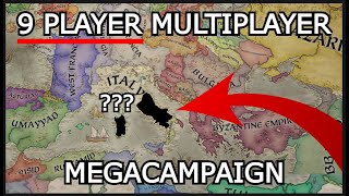 CK3  9 PLAYER MULTIPLAYER MEGACAMPAIGN Ep 1 [upl. by Yereffej867]