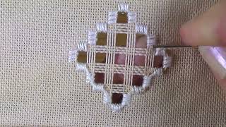 Hardanger and Hemstitching  Fixing Cutting Mistakes [upl. by Amati]