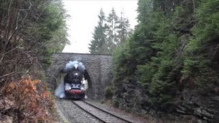 Weil heute Weihnachten ist gibt es nochmal Dampf mit 50 3648 zur Annaberger Bergparade [upl. by Semadar]