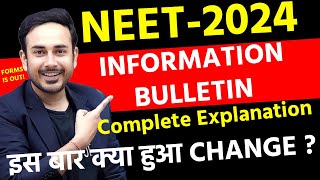 Information Bulletin of NEET 2024  Complete Explanation neet2024 [upl. by Luas]