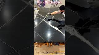 DIY Black Marble Epoxy Shower Walls🔥 [upl. by Acinelav]