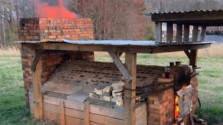 Firing a traditional wood fired tunnel kiln March 16 2024 [upl. by Rafaelof837]