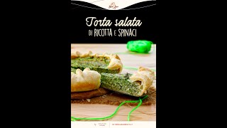 TORTA SALATA RICOTTA E SPINACI Ricetta Facile  BuonIdea shorts [upl. by Hillary757]