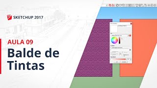 Curso SketchUp 2017  Aula 09 Balde de Tintas [upl. by Yorke]