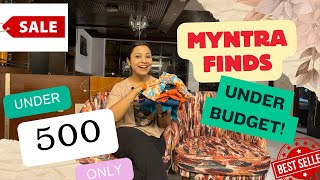 Myntra finds under 500₹ only 😮💸 myntrahauls trendingnow myntratop myntrasale viraltops fashion [upl. by Thornie]