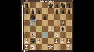 Errores en la Apertura 3  Def Philidor chess ajedrez chessgame checkmate chesstactics [upl. by Gilly767]