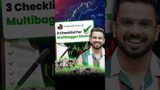 3 Checklist For Multibagger Stocks [upl. by Ogaitnas]