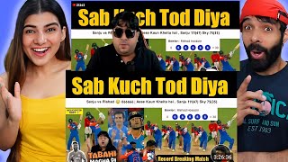 Unbelievable 😱 Sanju ka TOOFAN 🔥 Sanju smashed 5 sixes  Well Played SKY Hardik  Ind vs Ban 3rd T20 [upl. by Fasano]