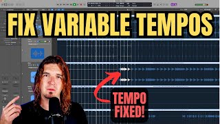 How To FIX VARIABLE TEMPOS for BACKING TRACKS or SONGS [upl. by Alliuqal]