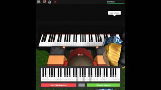 Stairway to Heaven by Led Zeppelin on a ROBLOX piano [upl. by Adoree270]