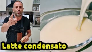 LATTE CONDESATO fatto in casaIdeale per gelati e semifreddiRicetta facile per tutti [upl. by Affay]