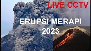 Erupsi Merapi Live Streaming Gunung Merapi Yogyakarta  Indonesia [upl. by Civ]