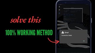 how to solve the nethunter vnc connection failed error  blackbirdtechbd [upl. by Aicilf]