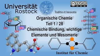 Organische Chemie Teil 1 Chemische Bindungen wichtige Elemente und Mesomerie [upl. by Nytsuj]