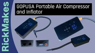 GOPUSA Portable Air Compressor and Inflator [upl. by Tonneson847]