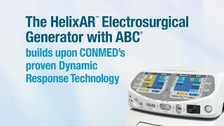 HelixAR™ Electrosurgical Generator with ABC®  CONMED Product Video [upl. by Kearney496]