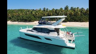 MarineMax Vacations 443 Power Catamaran  All You Need to Know [upl. by Adnilak]