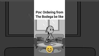 Ordering from Bodega animation funnyvideo gplus comedy [upl. by Alyakam]