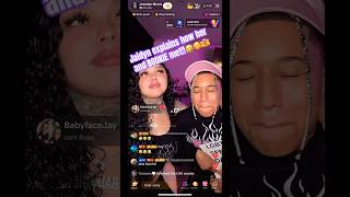 Jaidyn explains how her and BOOKIE met 🤣👩‍❤️‍💋‍👩🥰 JaidynAlexis blueface [upl. by Pass]