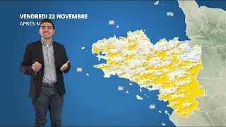 Bulletin météo pour le vendredi 22 novembre 2024 [upl. by Adnerb876]