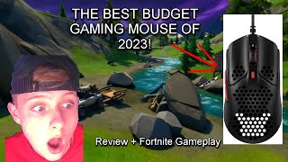 THE BEST BUDGET GAMING MOUSE ON THE MARKET  HyperX Pulse Haste Review  Fortnite Gameplay [upl. by Haisi]