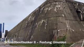 The gigantic German Schnellboot bunker  Festung IJmuiden [upl. by Leupold713]