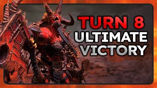 Skarbrand Turn 8 Ultimate Victory NO EXPLOITS  Total war Warhammer 3 [upl. by Keever256]