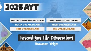 2 AYT Tarih  İnsanlığın İlk Dönemleri  Ramazan YETGİN  2025 [upl. by Monk559]