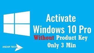 How to Activate Windows 10 Pro Permanent Free  Urduhindi  ANZAR TECH [upl. by Eseuqcaj]